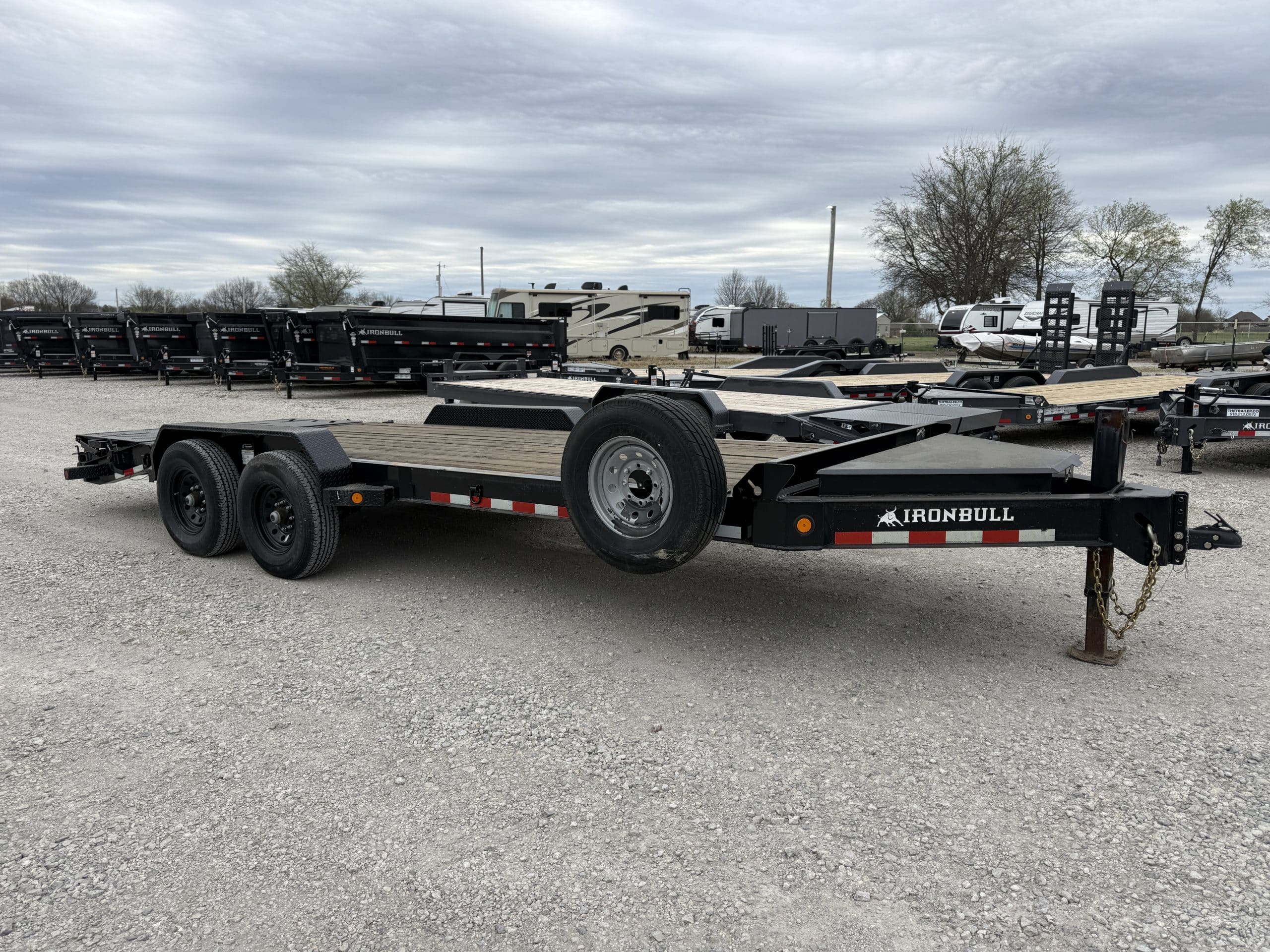 2021 IronBull 7×20 Equipment Trailer EWB