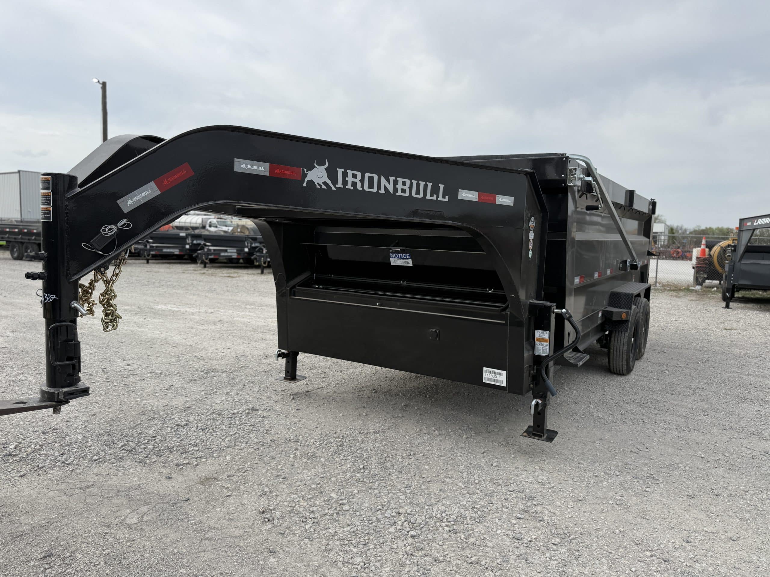 2026 IronBull DTG 7×16 Gooseneck Dump Trailer
