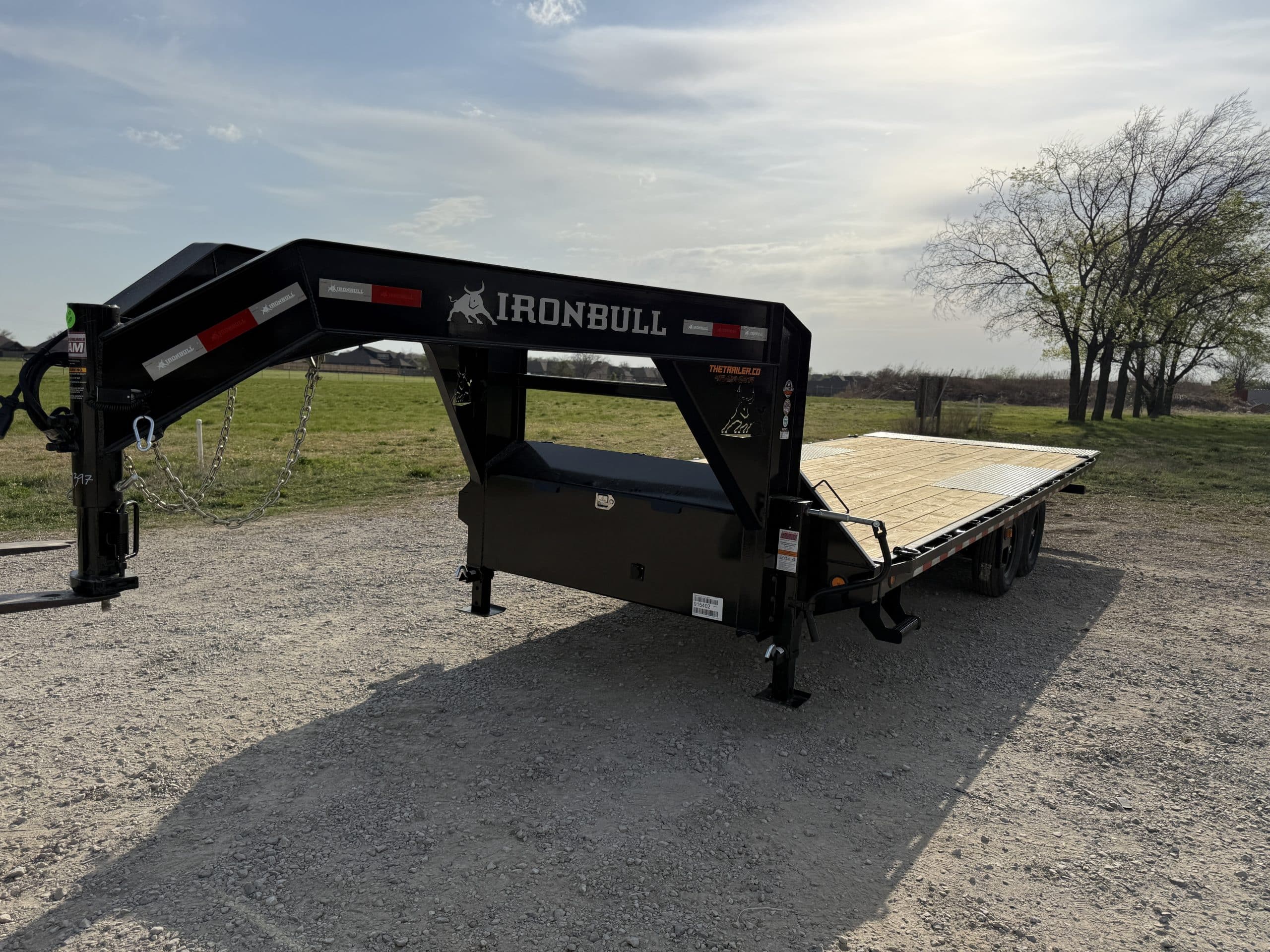 2026 IronBull TDG 8.5×24 Tilt Deckover Trailer