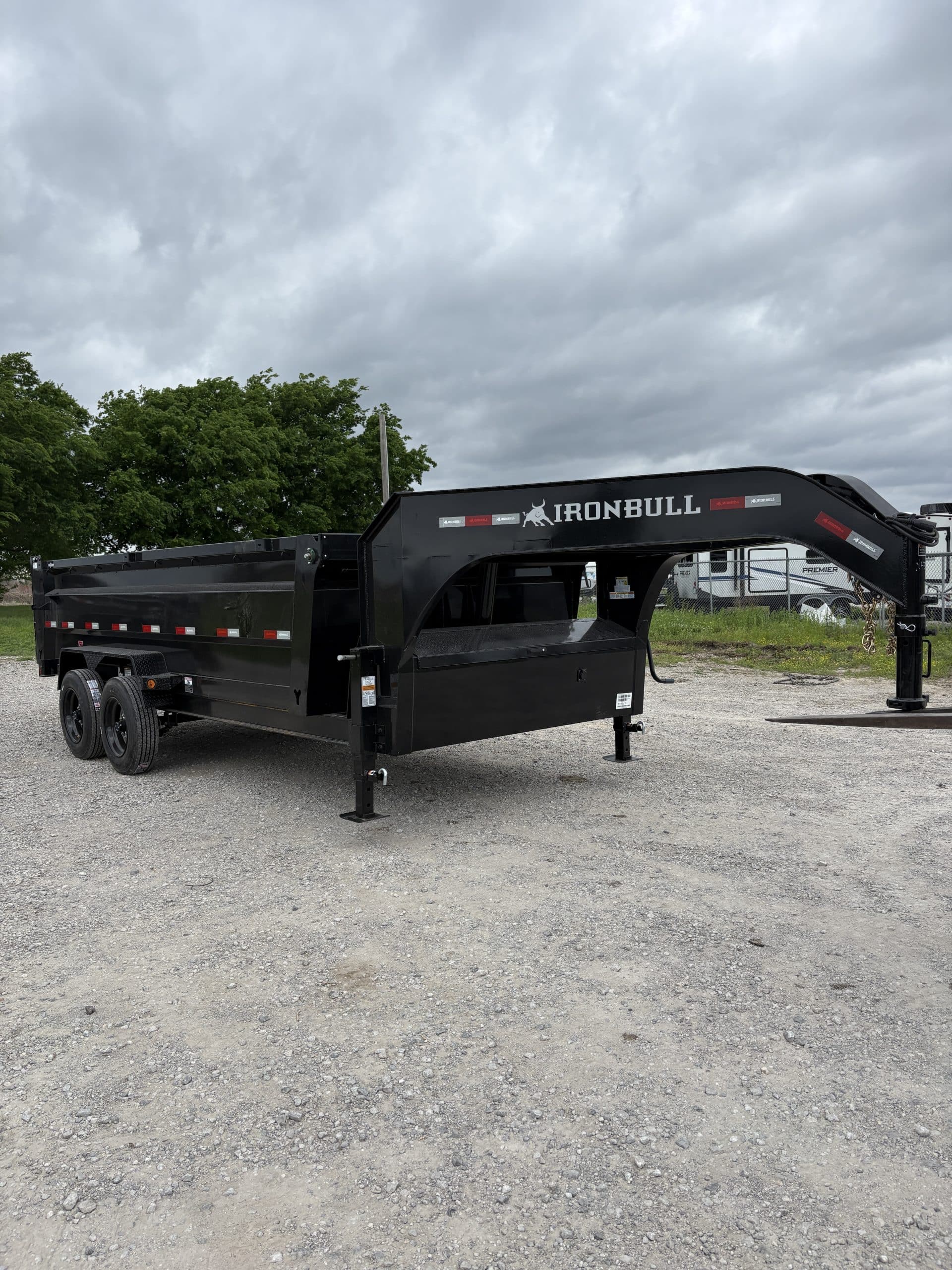 2026 IronBull DTG 7×16 Gooseneck Dump Trailer