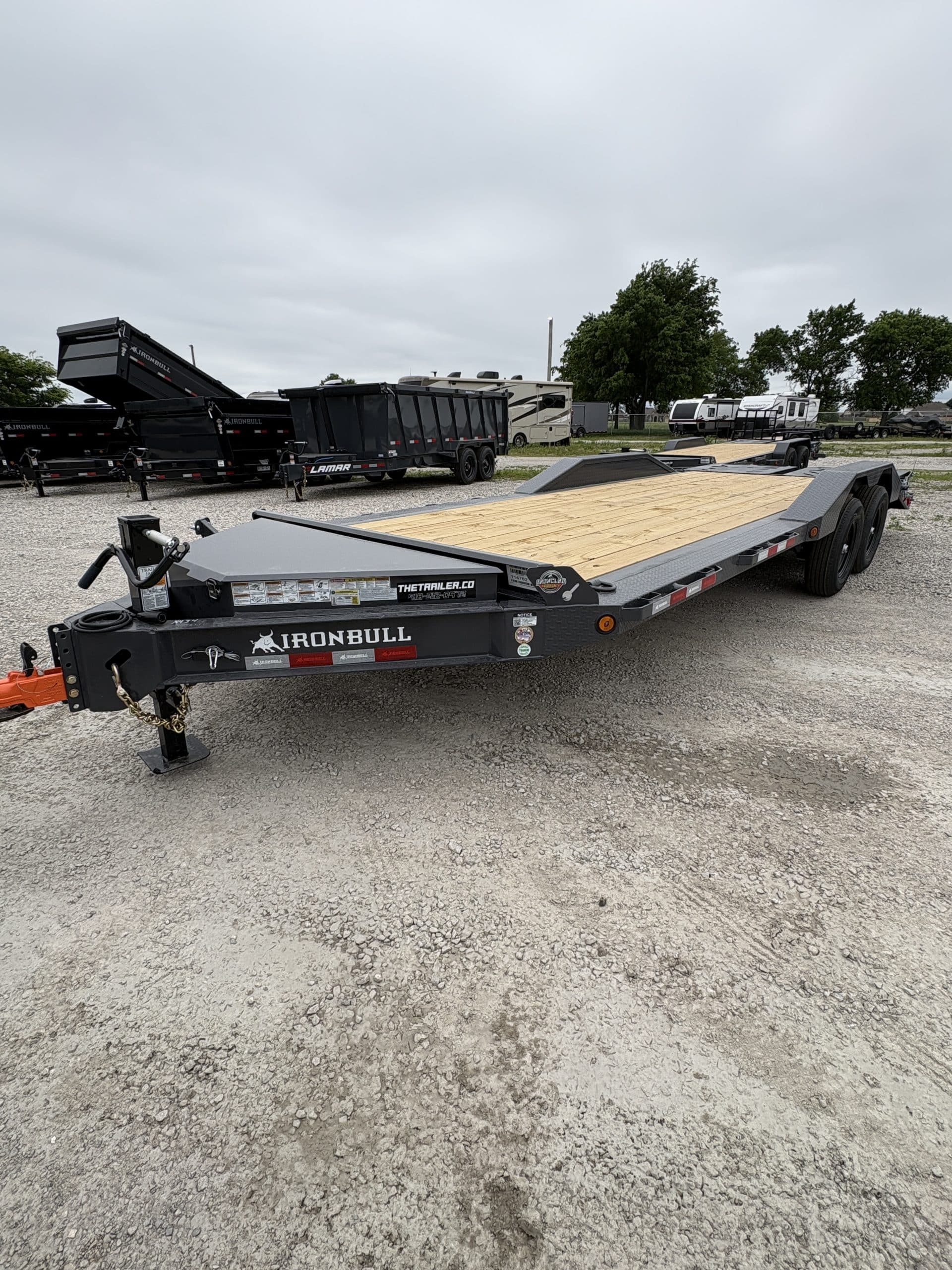 2026 IronBull EWB 8.5×22 Equipment Trailer