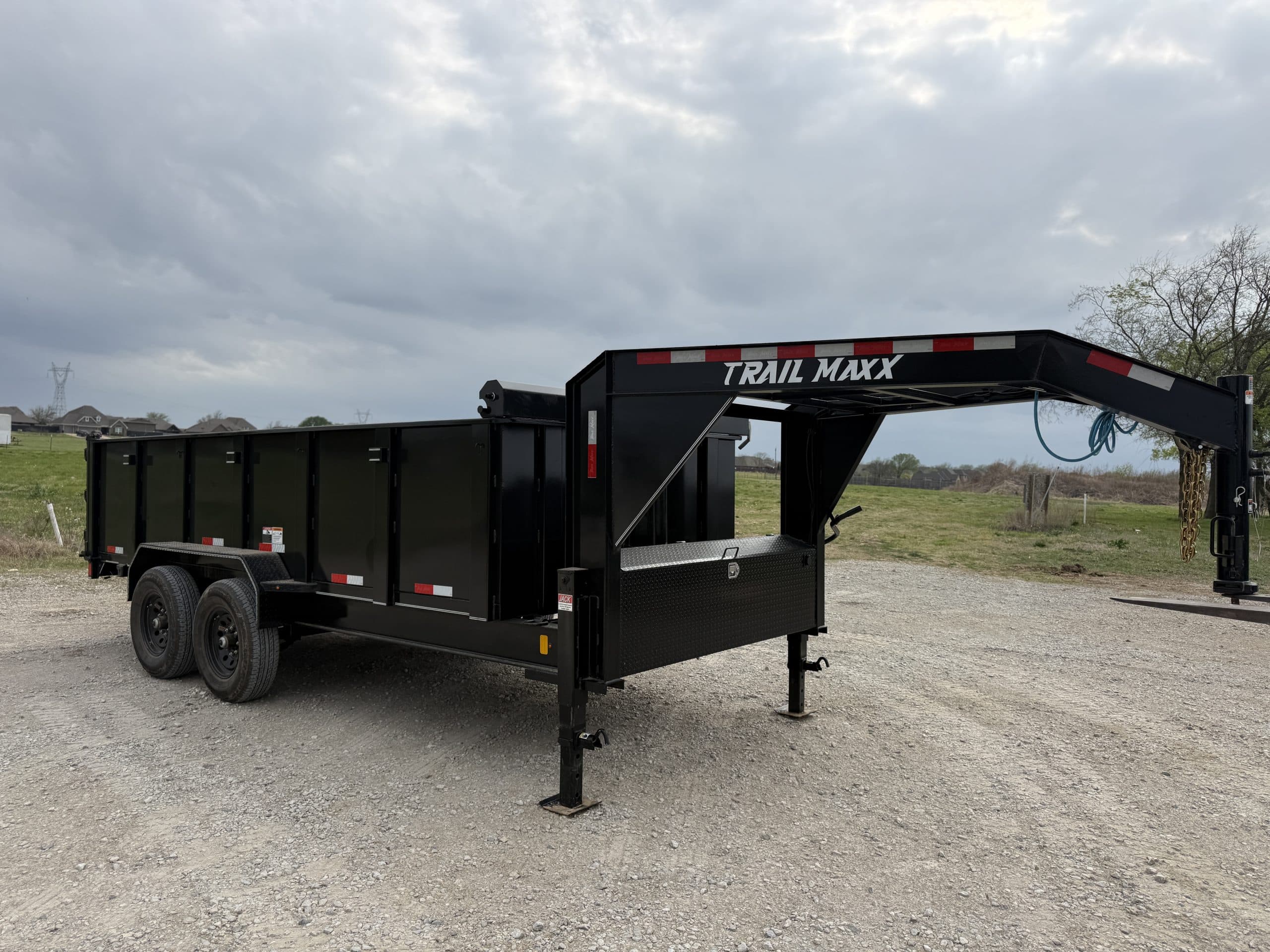 2026 TrailMaxx 7×16 Gooseneck Dump Trailer